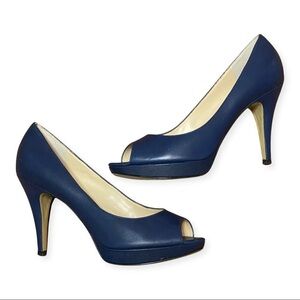 Enzo Angiolini peep toe heels